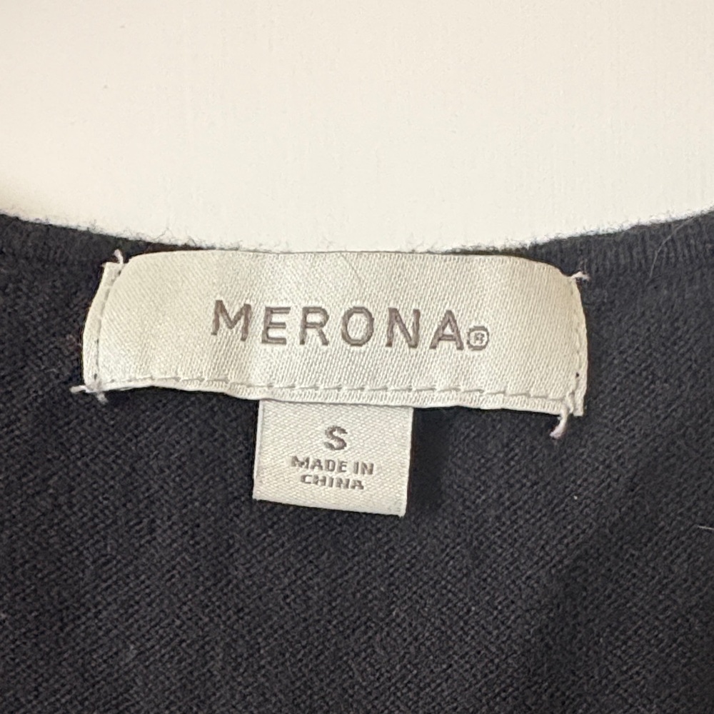 Merona Black Ruffled Tank Top - Picture 2 of 4